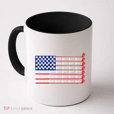 American Golf USA Flag Coffee Mug