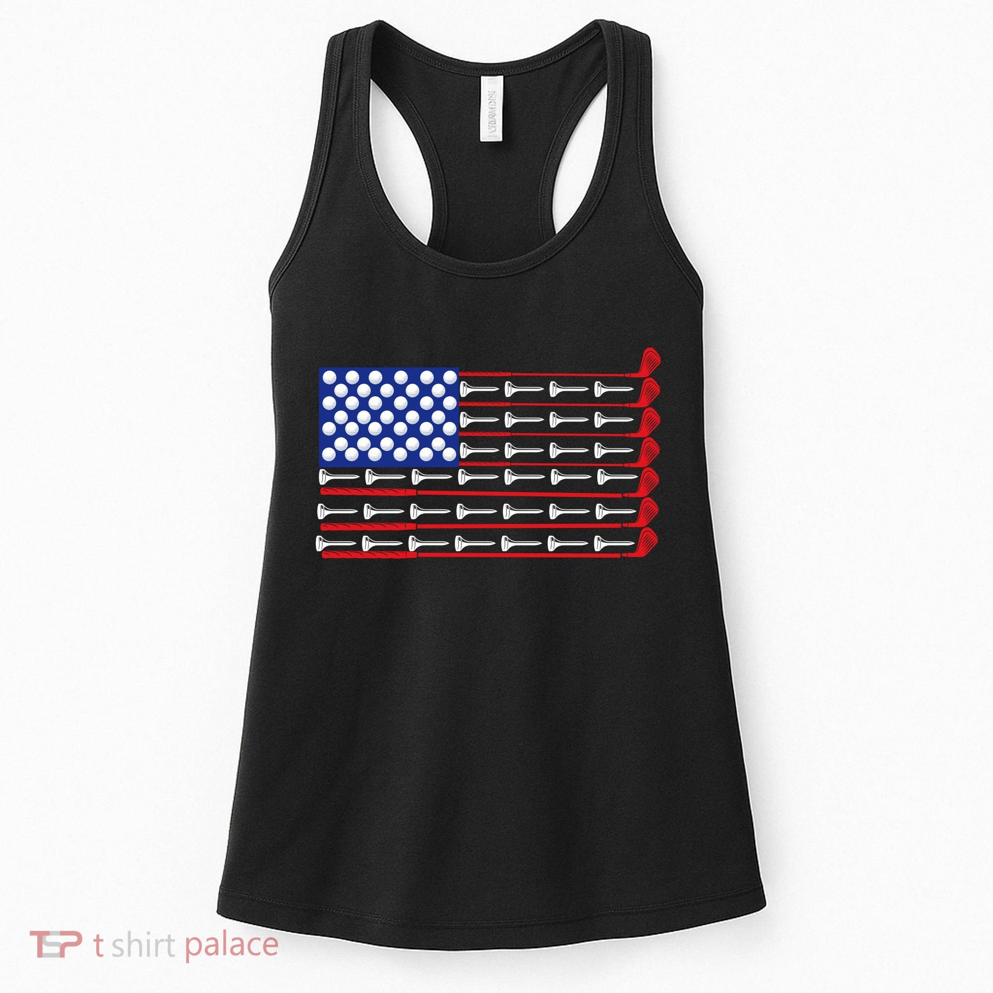 American Golf USA Flag Women's Tank Top