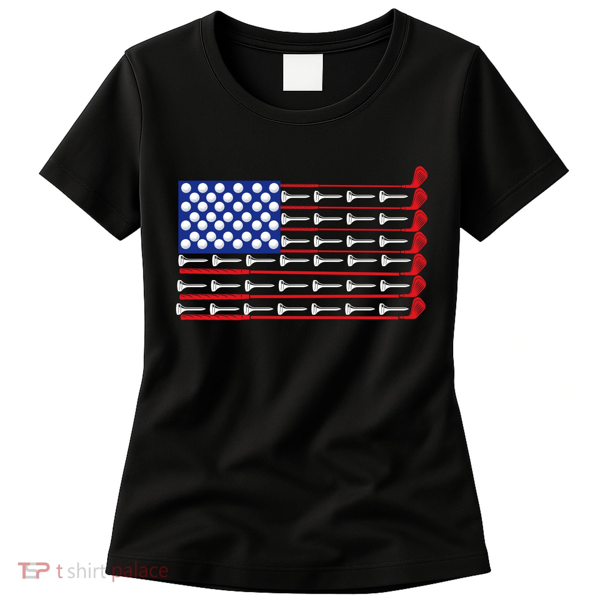 American Golf USA Flag Women's T-Shirt