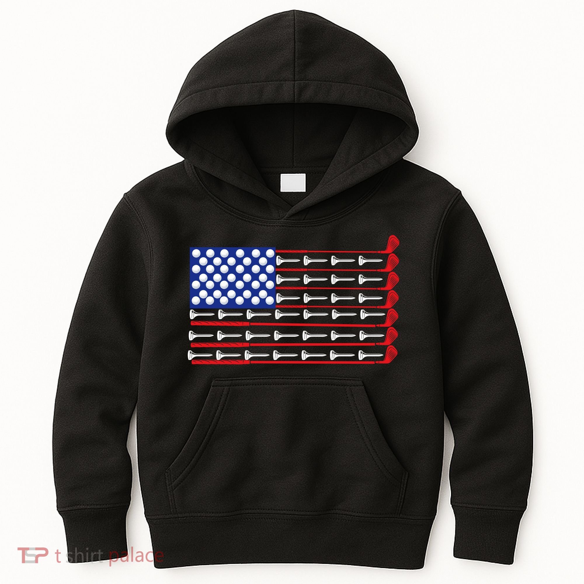 American Golf USA Flag Kids Hoodie