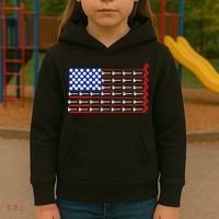 American Golf USA Flag Kids Hoodie thumb 3