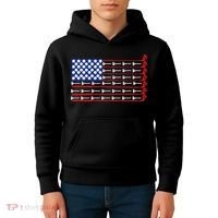 American Golf USA Flag Kids Hoodie thumb 4