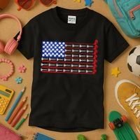 American Golf USA Flag Kids T-Shirt thumb 3