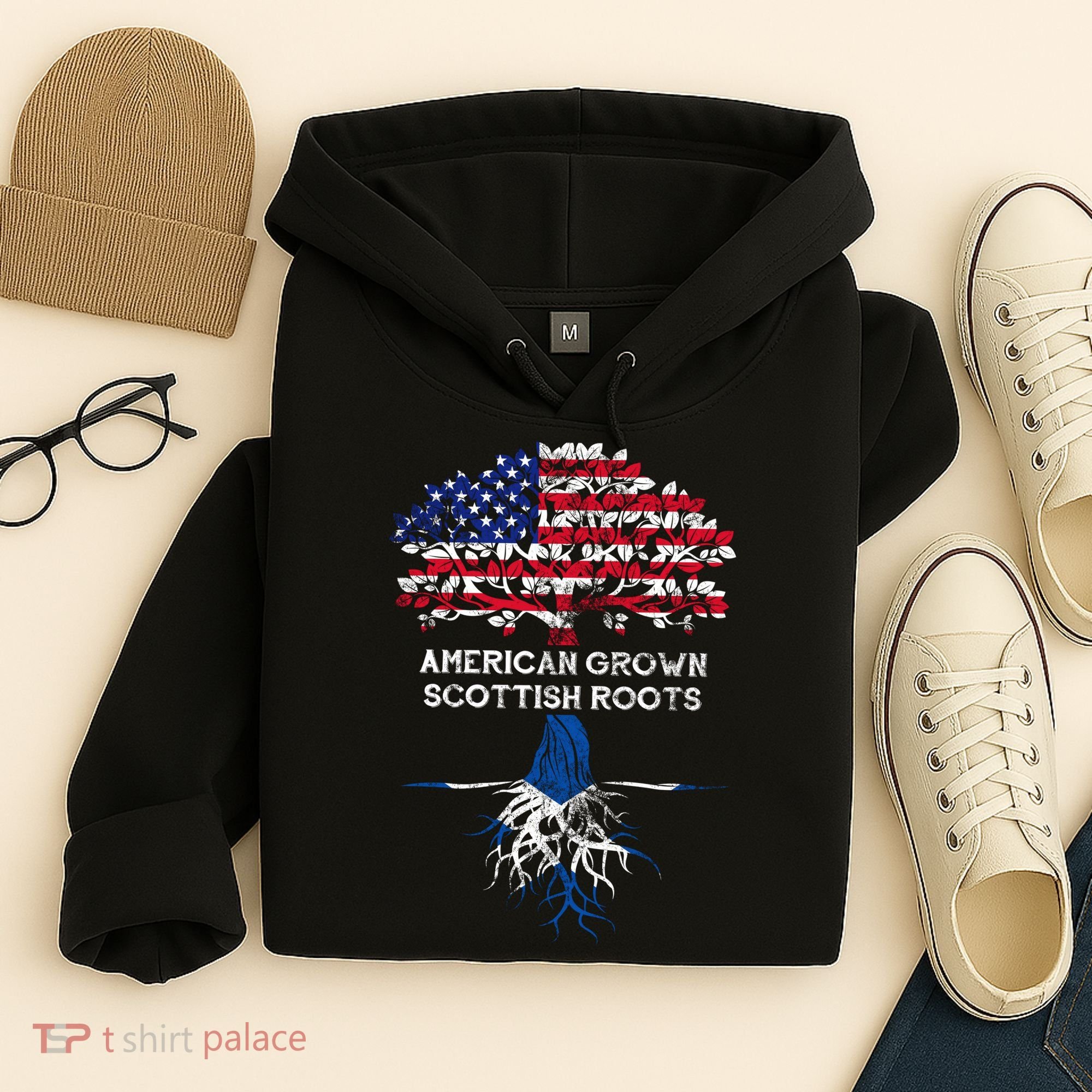 American Grown Scottish Roots Hoodie