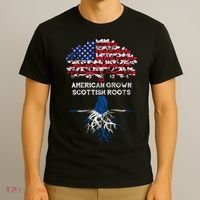 American Grown Scottish Roots T-Shirt thumb 3