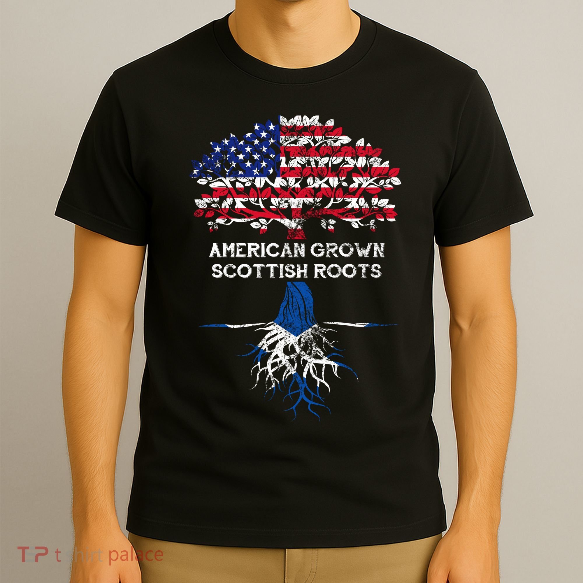 American Grown Scottish Roots T-Shirt