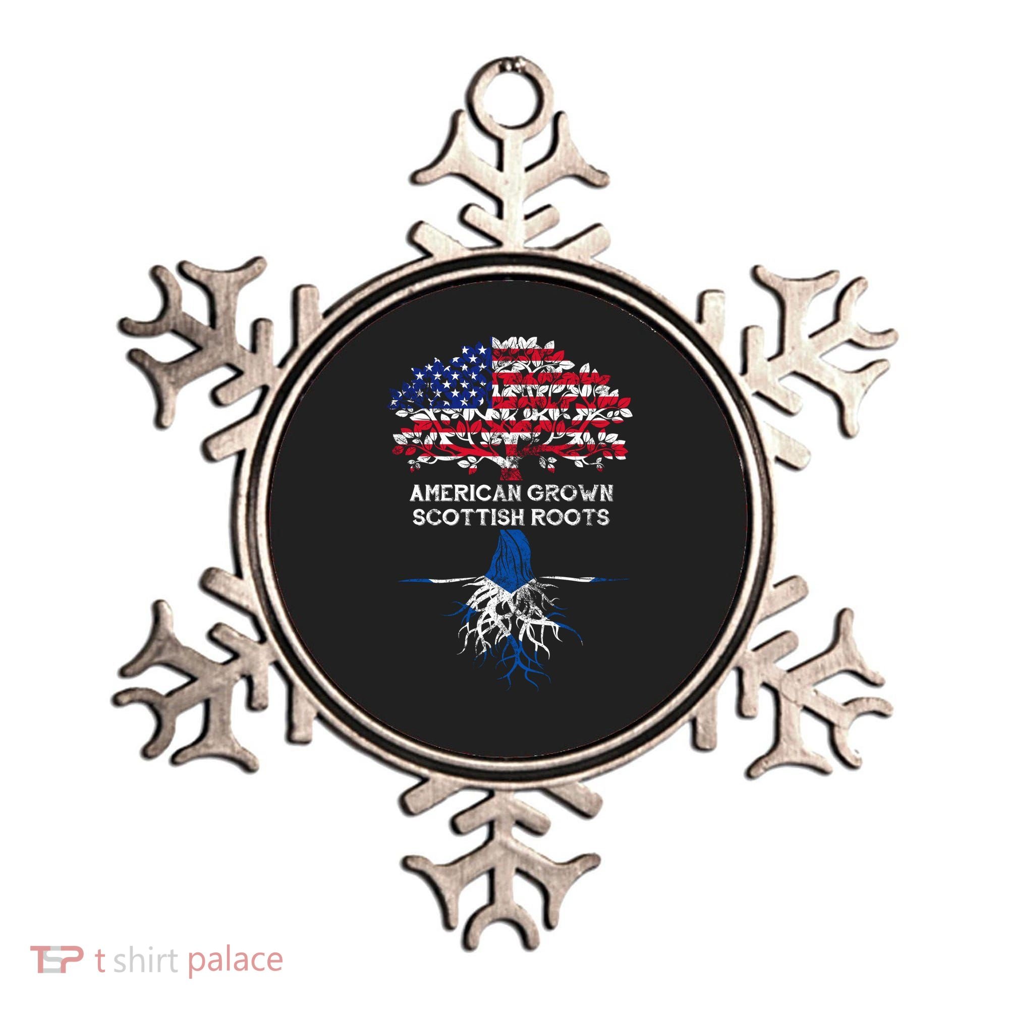 American Grown Scottish Roots Ornament
