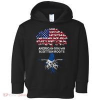 American Grown Scottish Roots Toddler Hoodie thumb 0