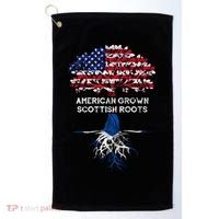 American Grown Scottish Roots Golf Towel thumb 0