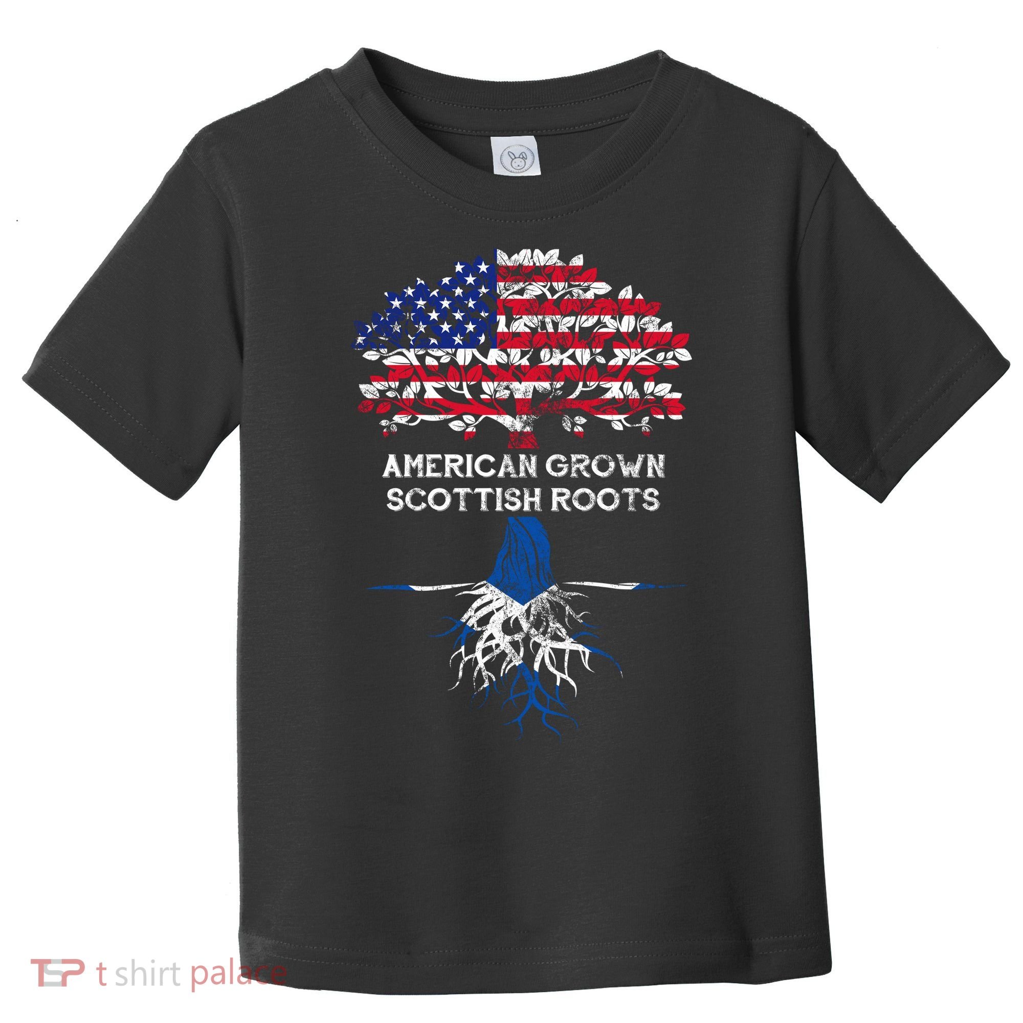 American Grown Scottish Roots Toddler T-Shirt