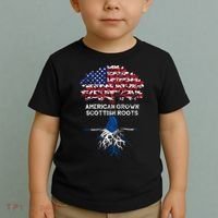 American Grown Scottish Roots Toddler T-Shirt thumb 2