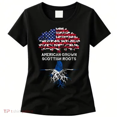 American Grown Scottish Roots Women's T-Shirt