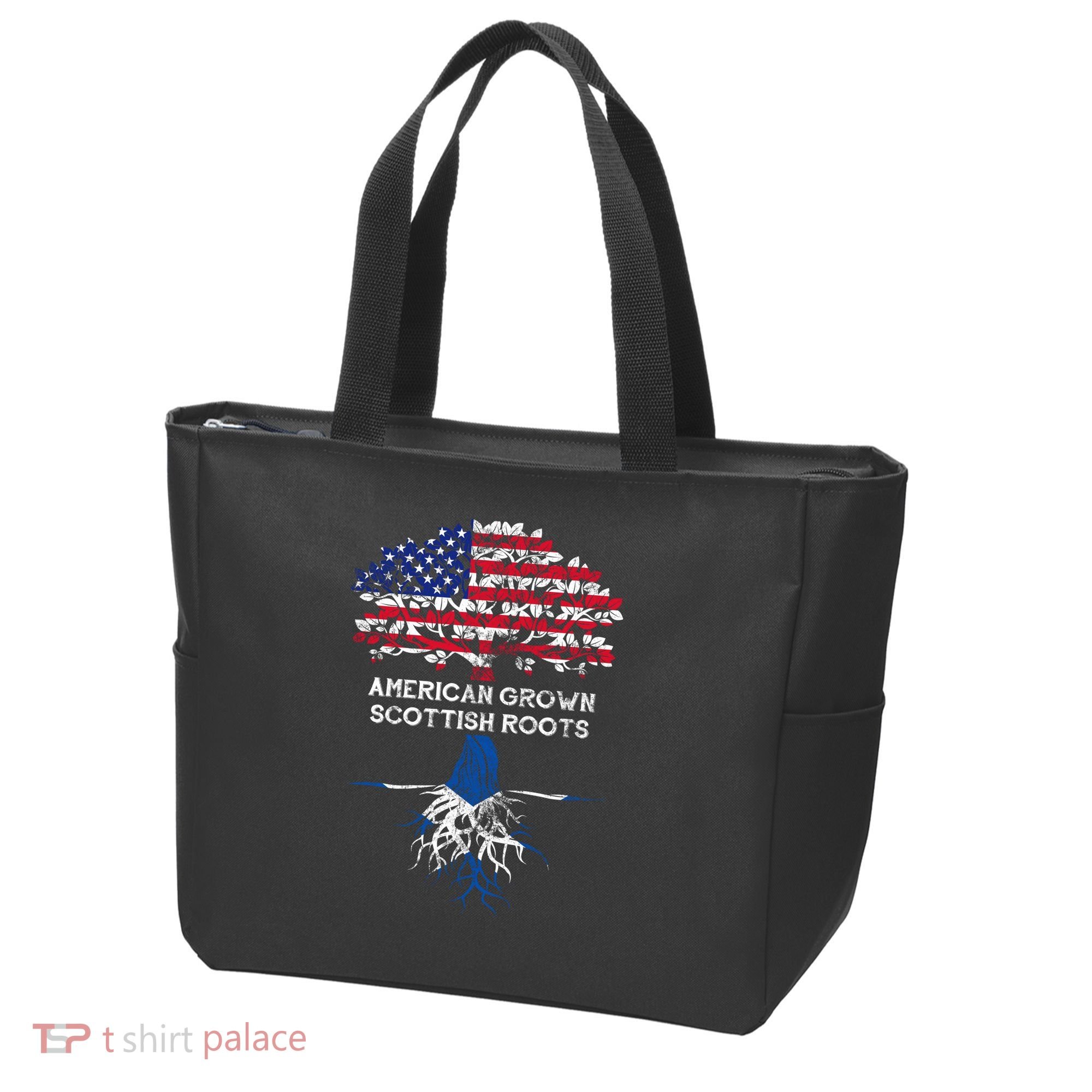 American Grown Scottish Roots Tote Bag