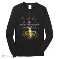 American Grown With Irish Roots Long Sleeve Shirt thumb 0