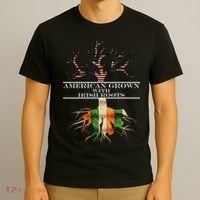 American Grown With Irish Roots T-Shirt thumb 3