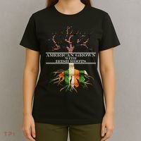 American Grown With Irish Roots T-Shirt thumb 4