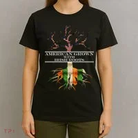 American Grown With Irish Roots T-Shirt thumb 4