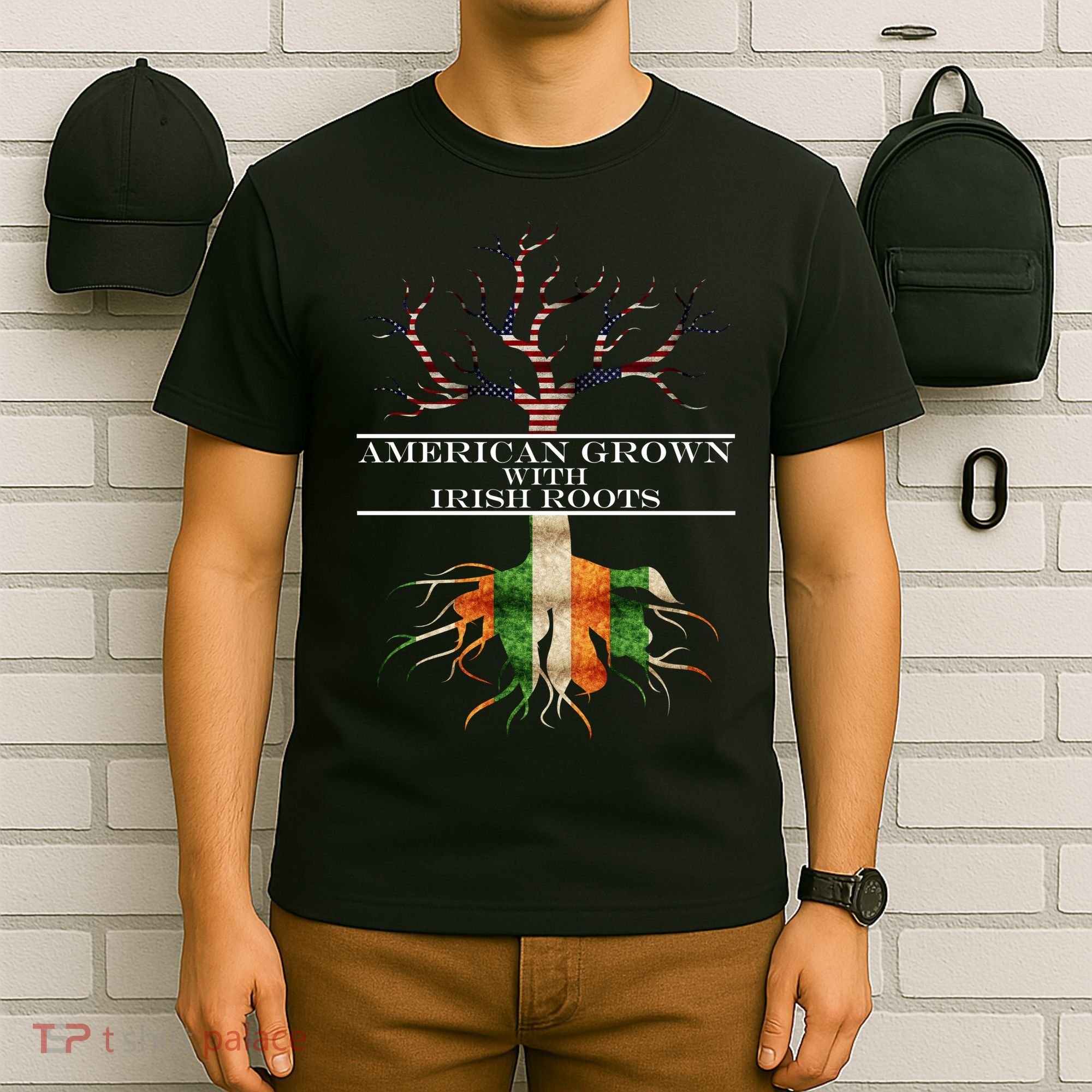 American Grown With Irish Roots T-Shirt