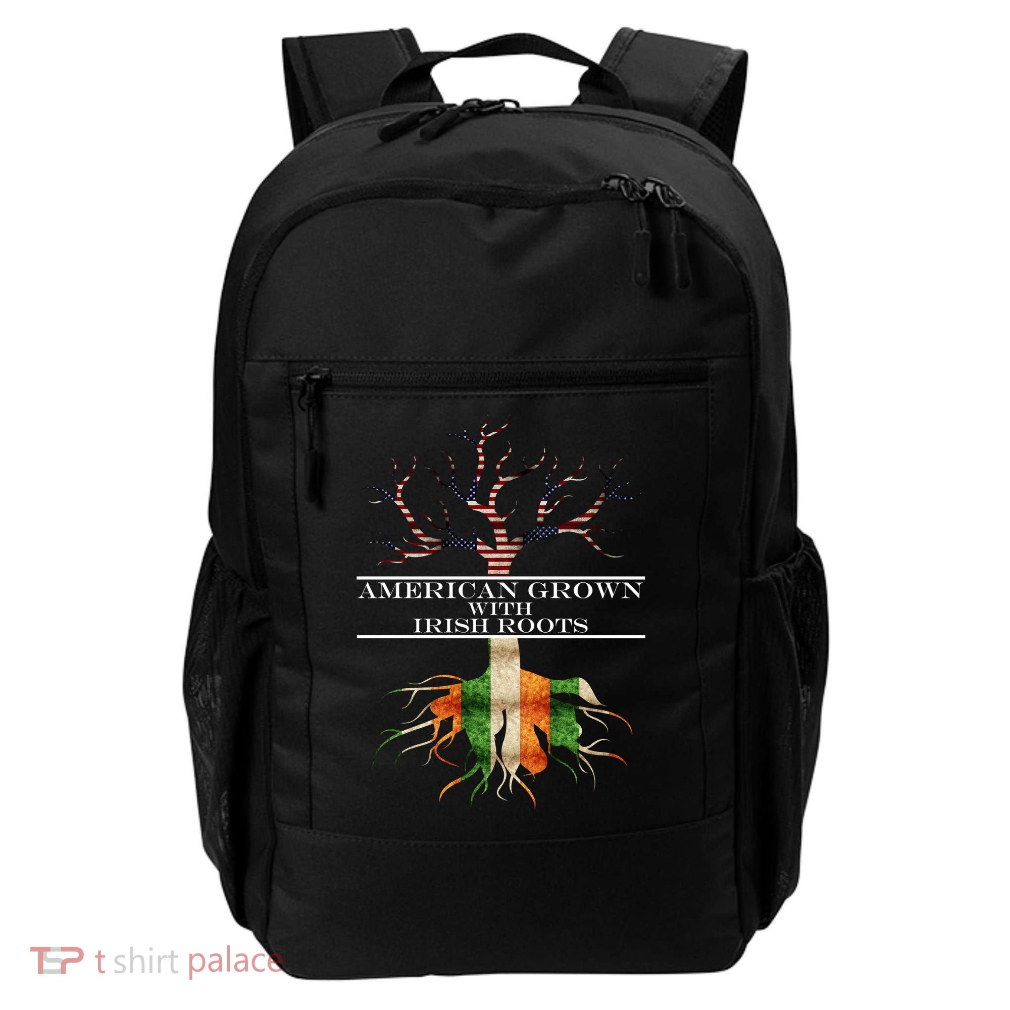 American Grown With Irish Roots Backpack