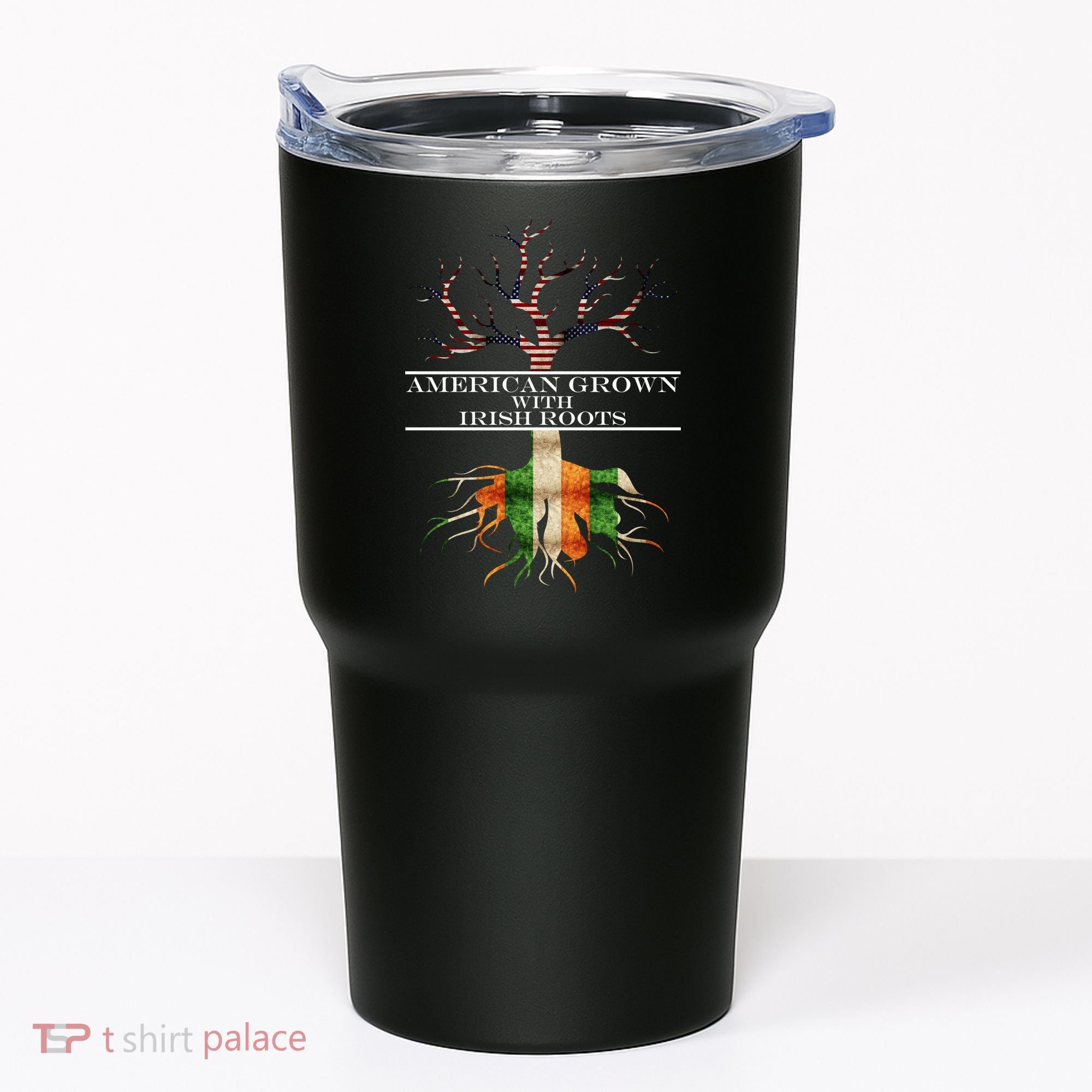 American Grown With Irish Roots Tumbler