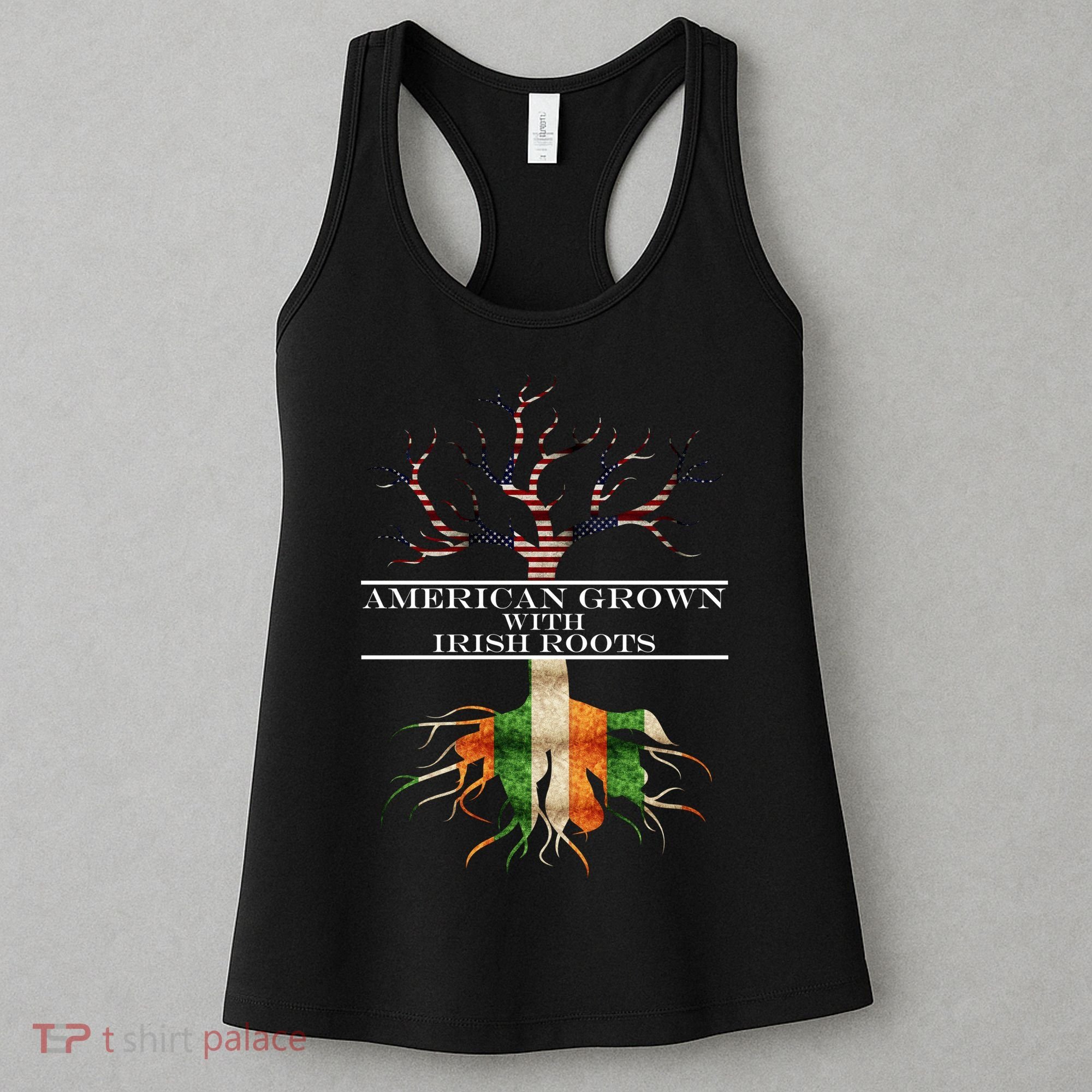 American Grown With Irish Roots Women's Tank Top