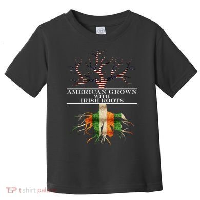 American Grown With Irish Roots Toddler T-Shirt