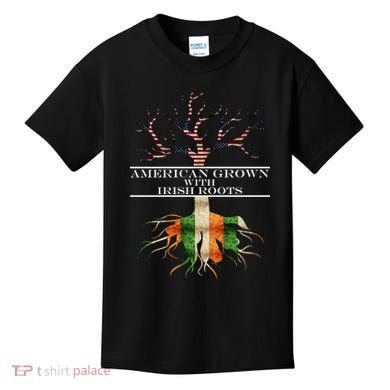 American Grown With Irish Roots Kids T-Shirt