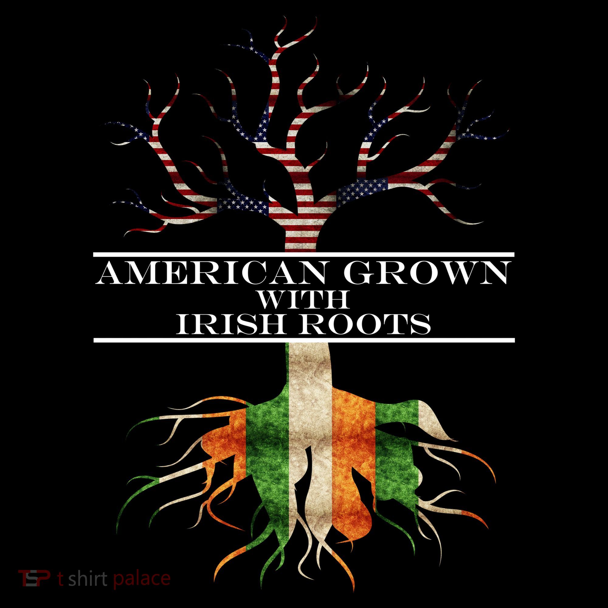 American Grown With Irish Roots Kids T-Shirt