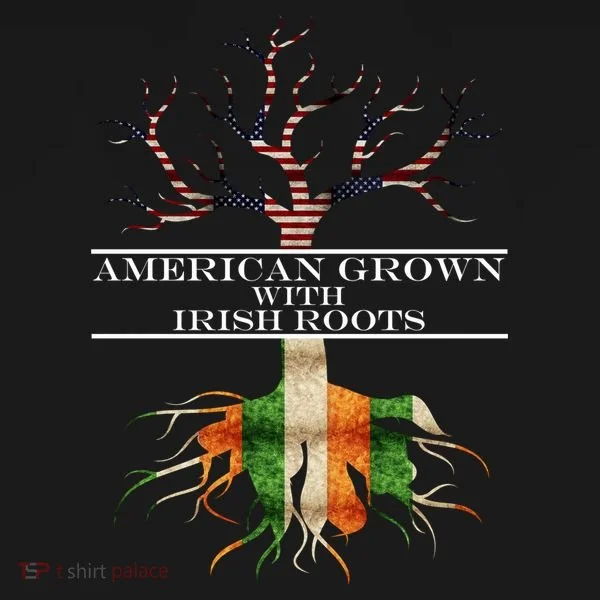 American Grown With Irish Roots Kids T-Shirt