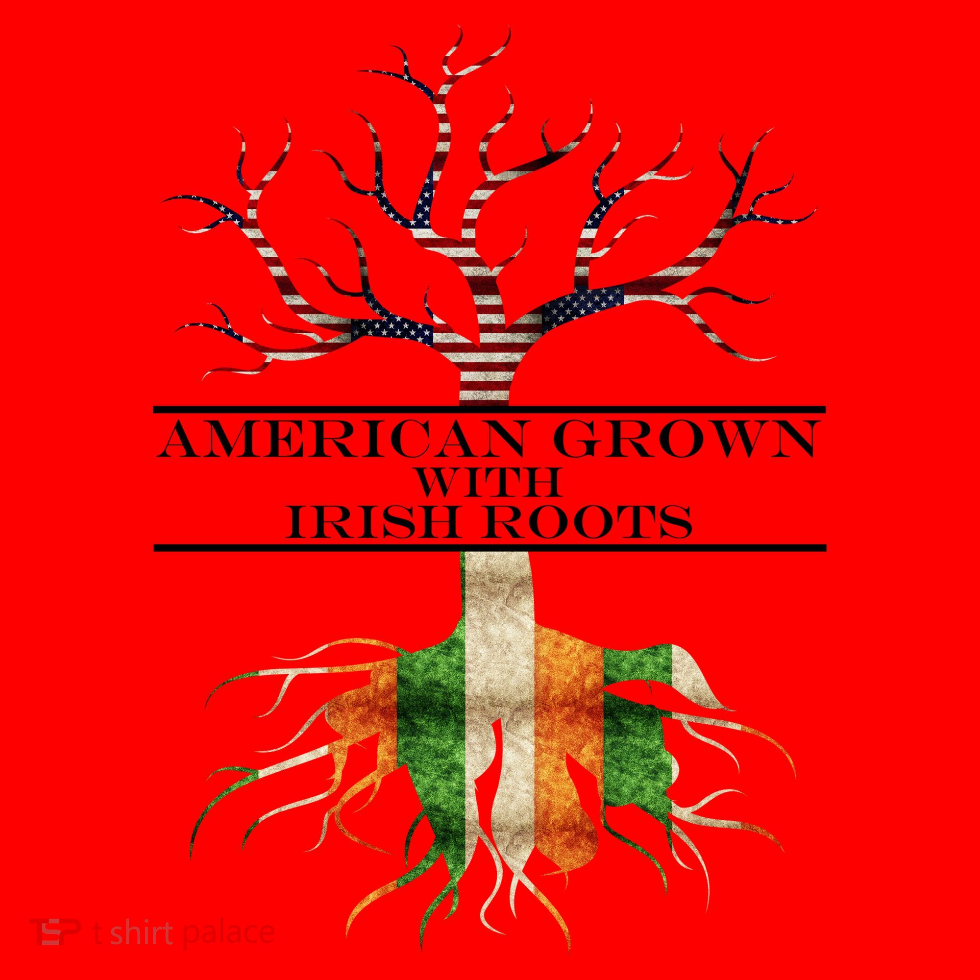 American Grown With Irish Roots Santa Hat