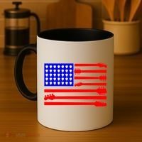 American Guitar Coffee Mug thumb 4