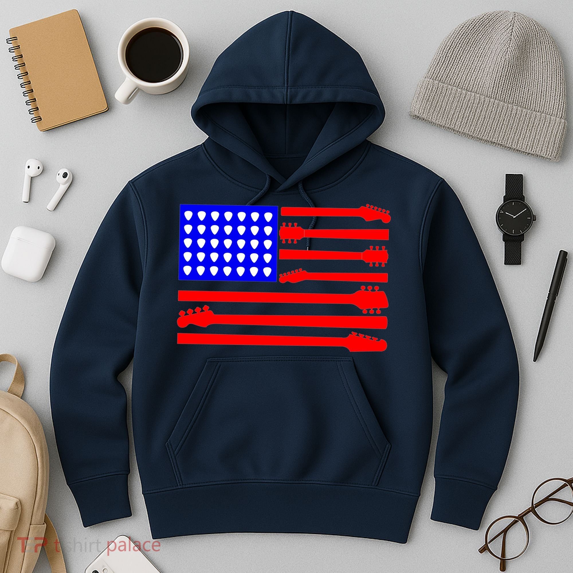 American Guitar Hoodie