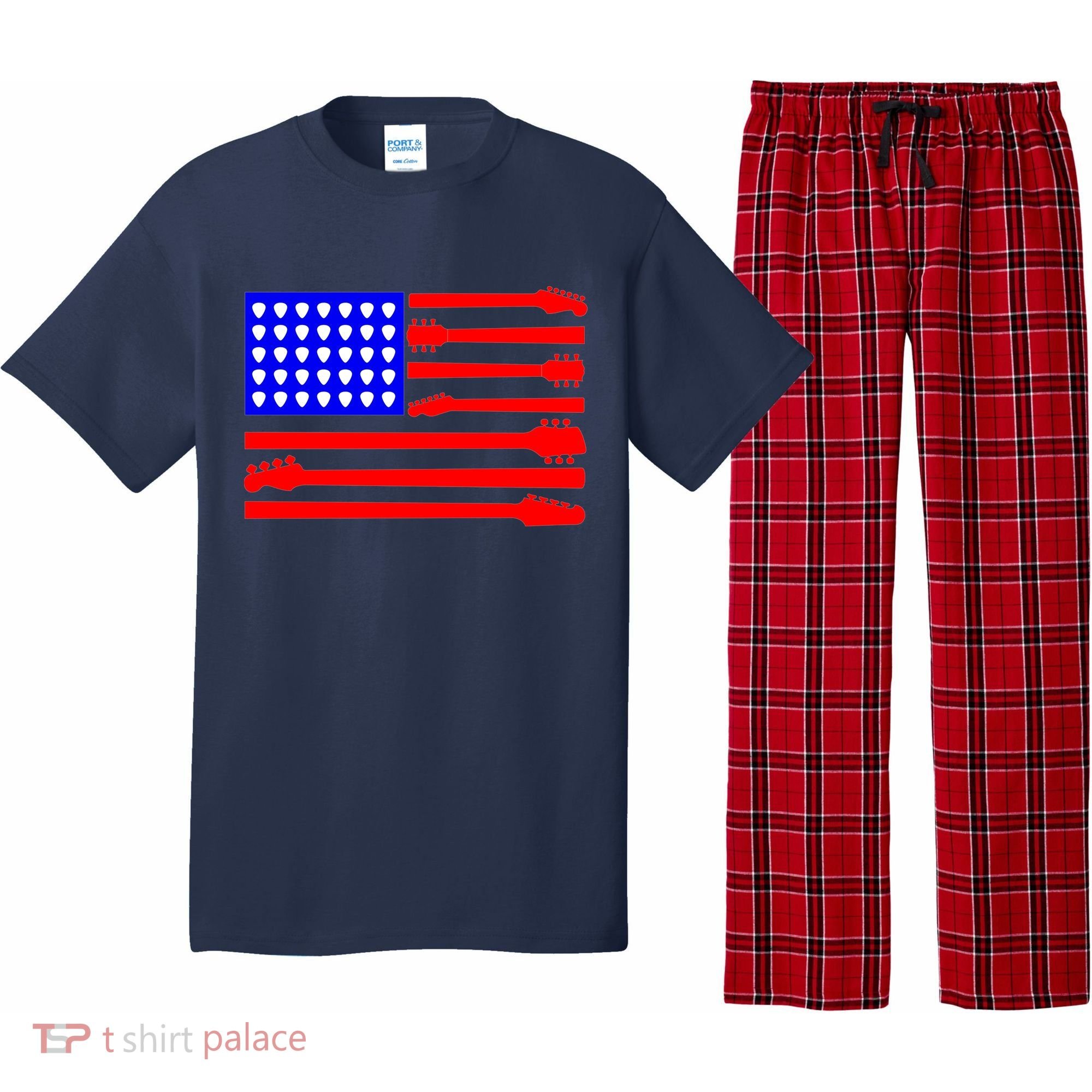 American Guitar Pajama Set