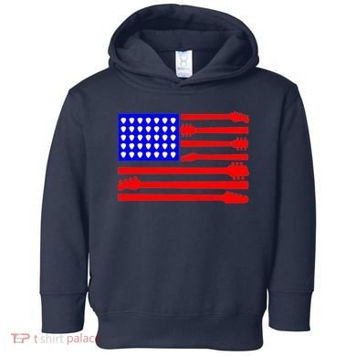American Guitar Toddler Hoodie