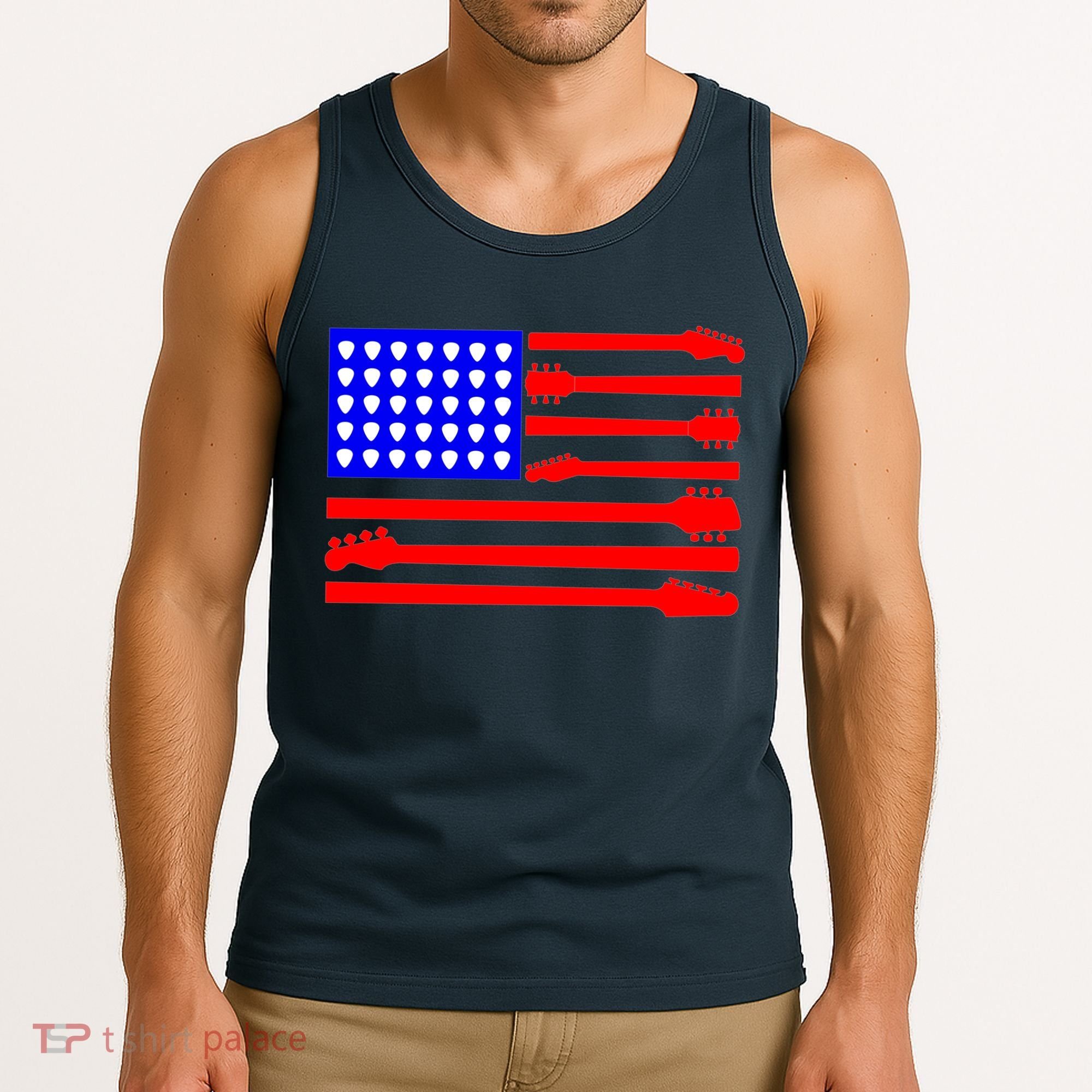 American Guitar Tank Top