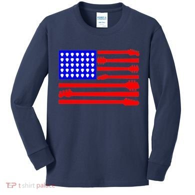 American Guitar Kids Long Sleeve Shirt