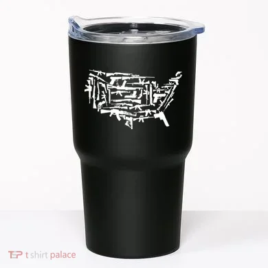 American Gun Map Tumbler