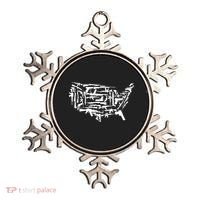 American Gun Map Ornament thumb 0