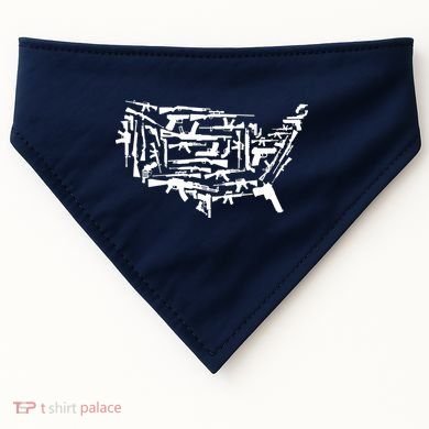 American Gun Map USA-Made Doggie Bandana