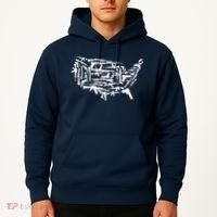American Gun Map Hoodie thumb 2