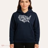 American Gun Map Hoodie thumb 5
