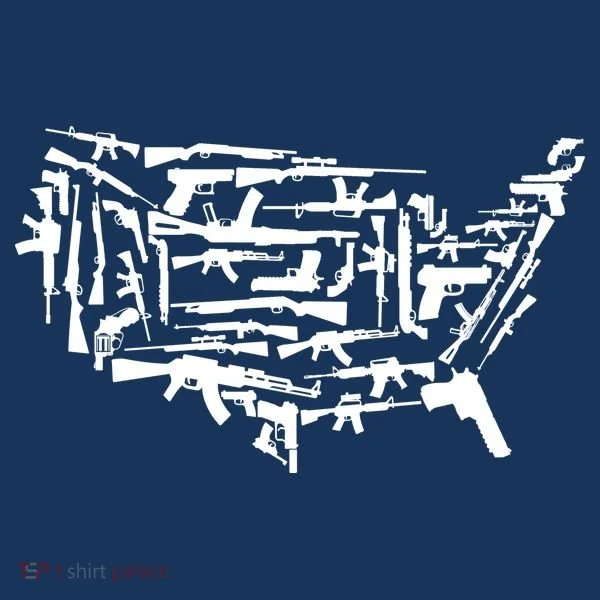 American Gun Map Sweatshirt