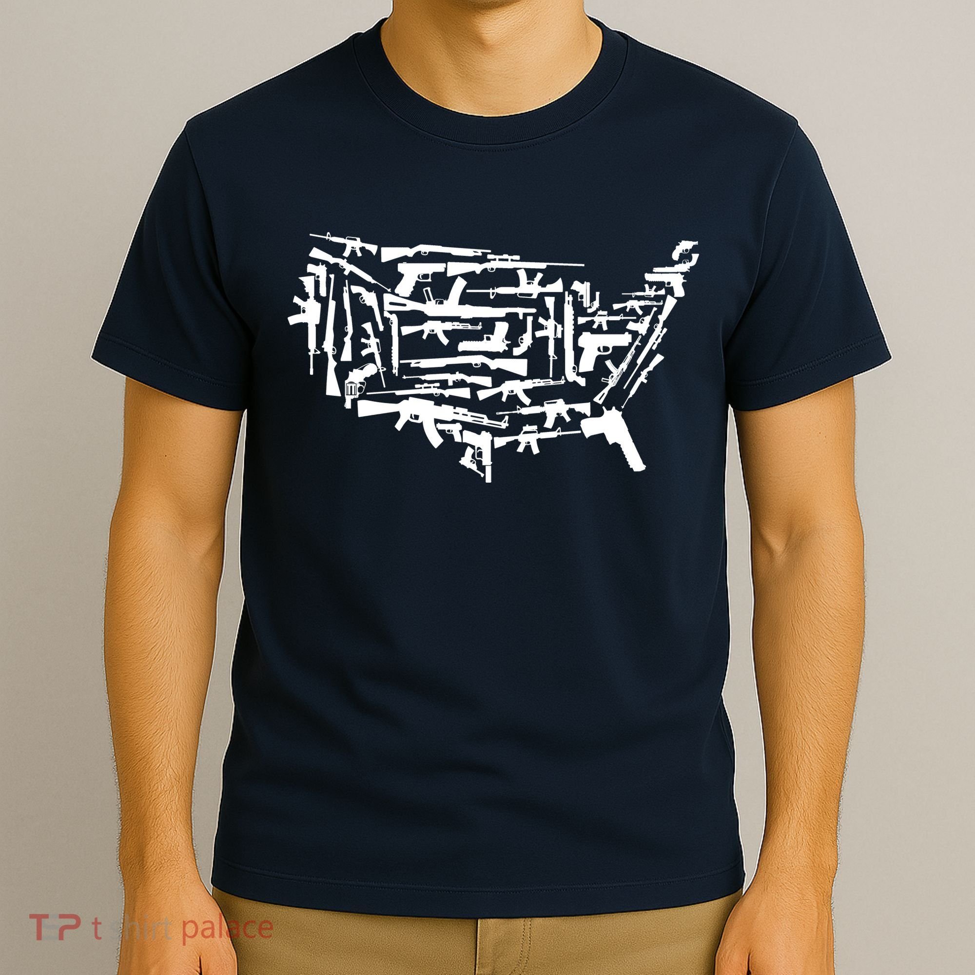 American Gun Map T-Shirt