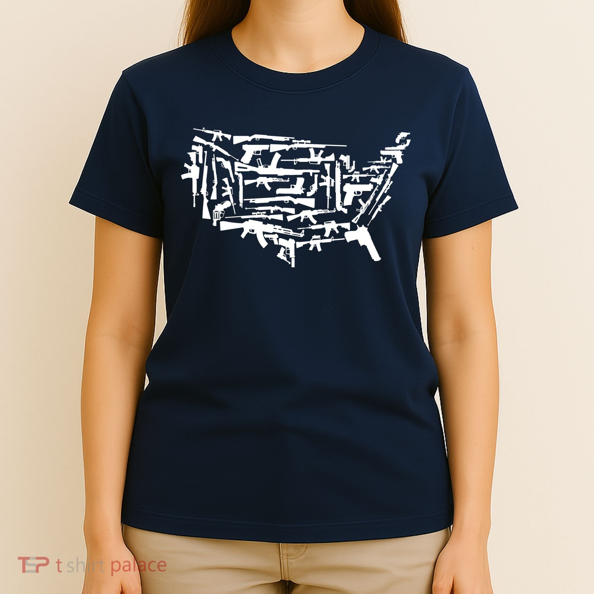 American Gun Map T-Shirt