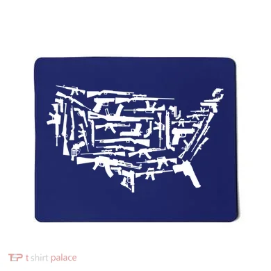 American Gun Map Mousepad