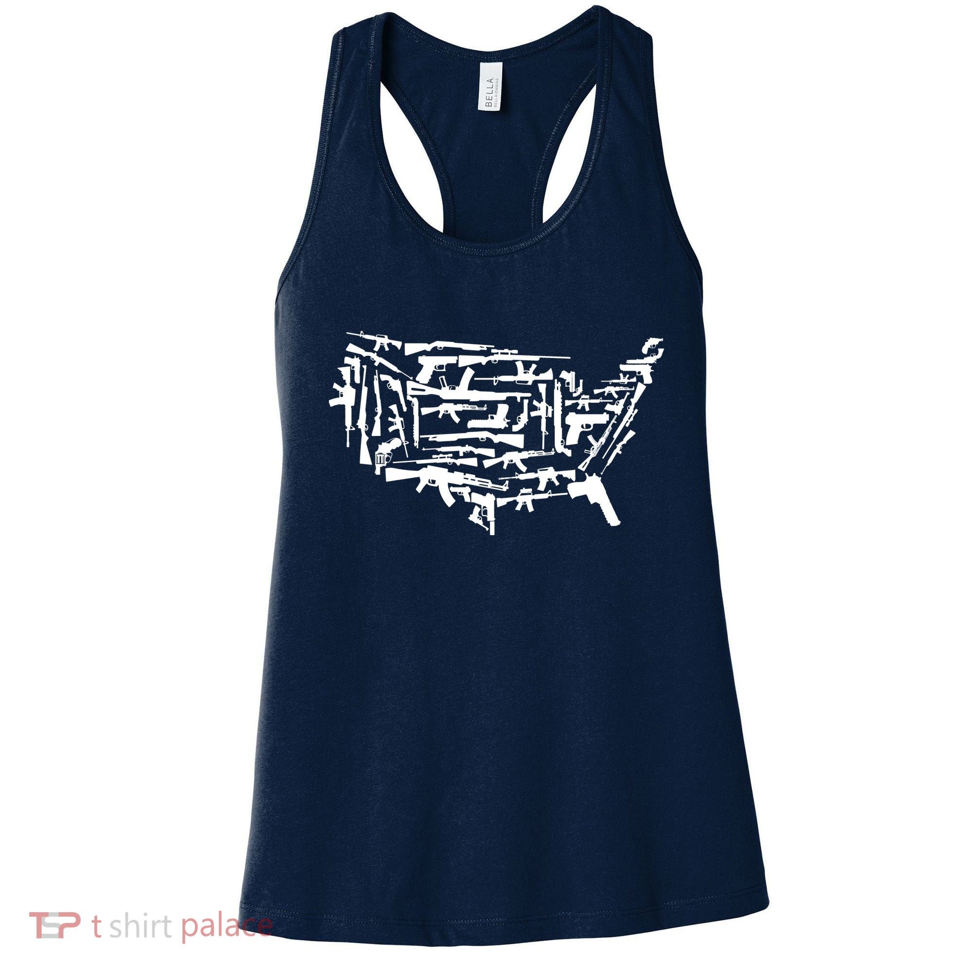 American Gun Map Women's Tank Top