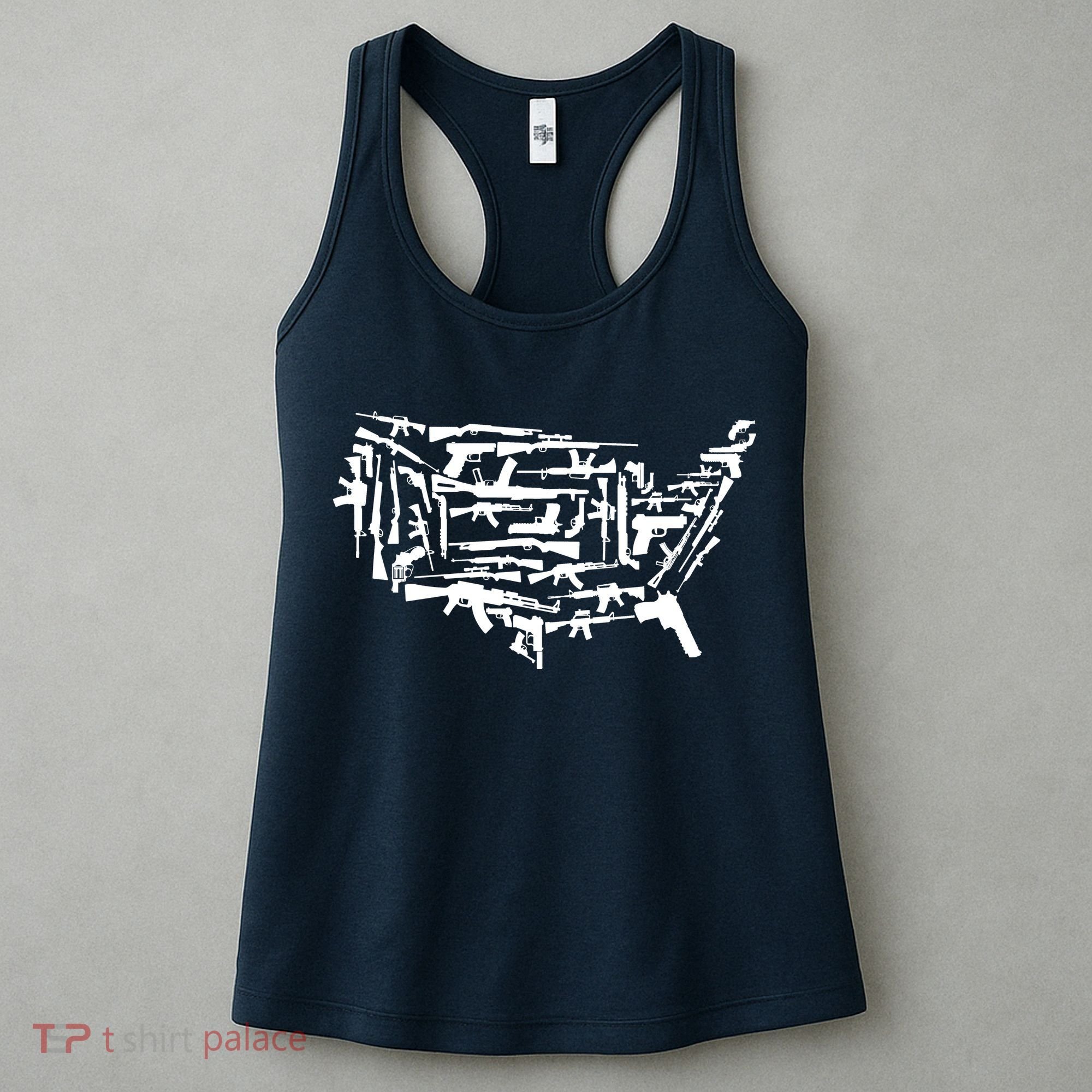 American Gun Map Women's Tank Top