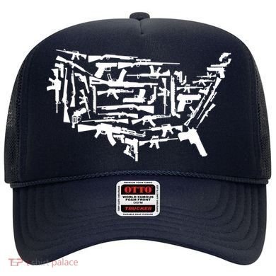 American Gun Map Hat