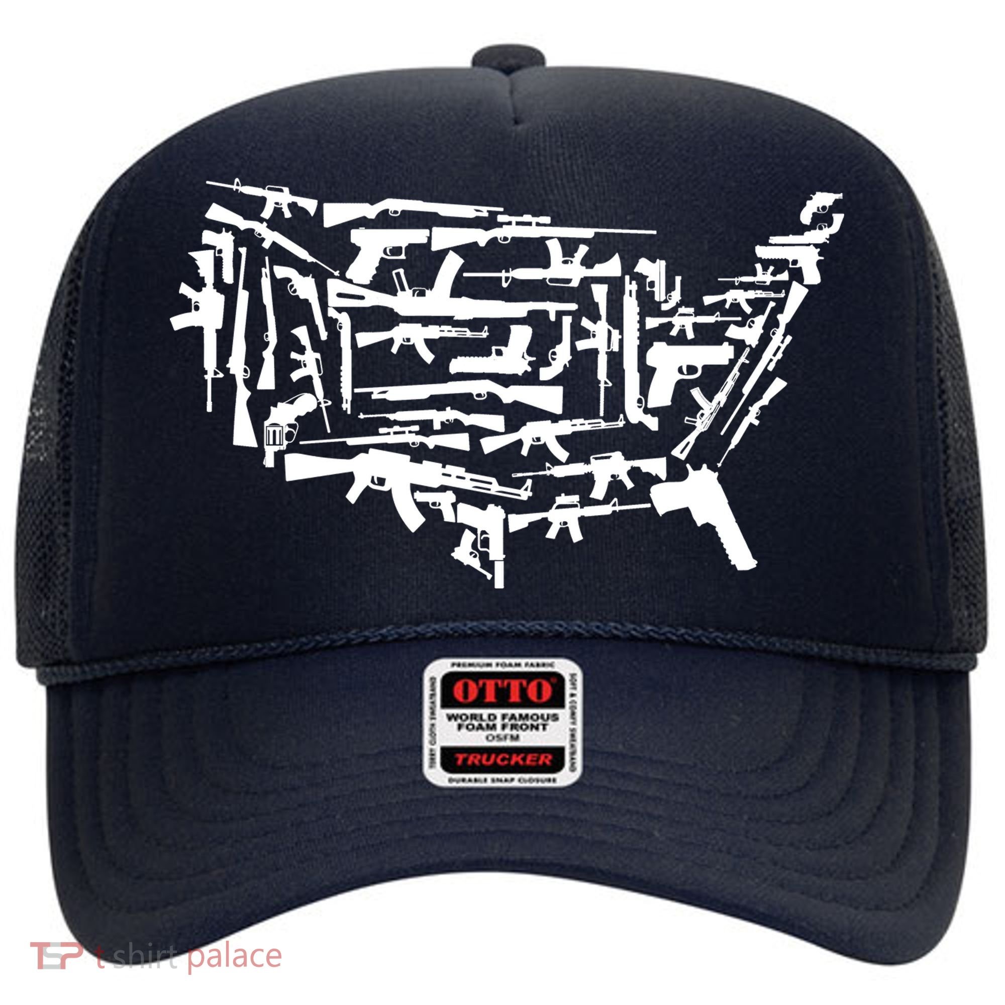 American Gun Map Hat