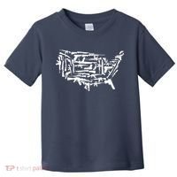 American Gun Map Toddler T-Shirt thumb 0